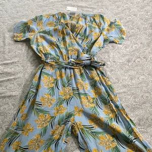 NWT floral jump suit